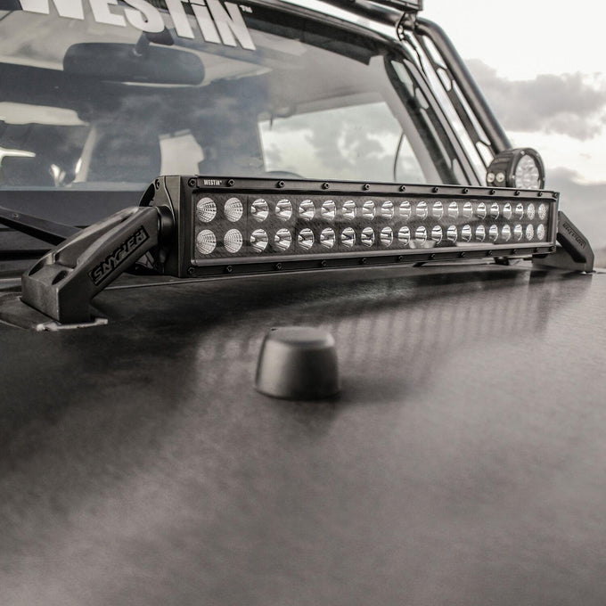 LED Hood Mount <br> 2007-2018 Jeep Wrangler JK