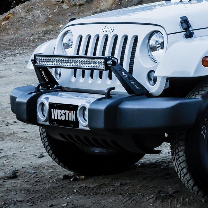 Bumper Mount 30in LED Bar <br> 2007-2018 Jeep Wrangler JK