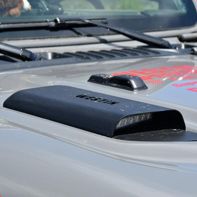 LED Hood Scoops <br> 2018-2025 Jeep Wrangler Gladiator