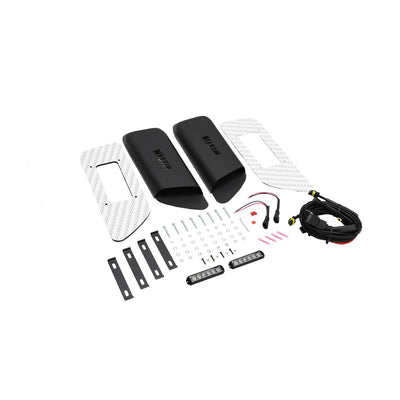 LED Hood Scoops <br> 2018-2025 Jeep Wrangler Gladiator