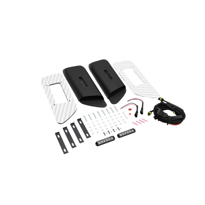 LED Hood Scoops <br> 2018-2025 Jeep Wrangler Gladiator