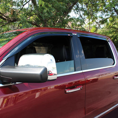 Tape On 4pc Wind Deflector <br> 2019-2025 Ram 1500