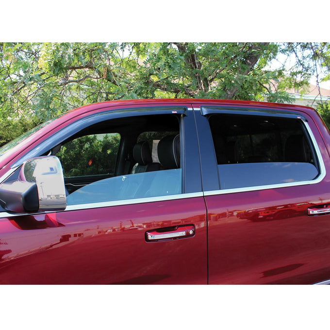 Tape On 4pc Wind Deflector <br> 2019-2025 Ram 1500