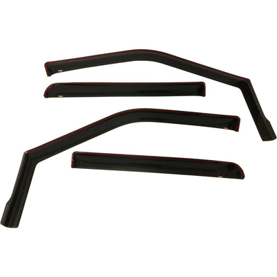 In-Channel 4pc Wind Deflector <br> 15-26 Ford F150 F250 F350 F450 F550 Super Duty