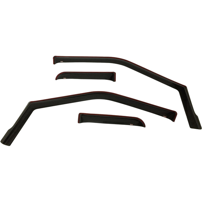 In-Channel 4pc Wind Deflector <br> 15-26 Ford F150 F250 F350 F450 F550 Super Duty