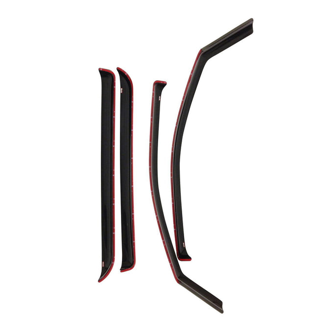 In-Channel 4pc Wind Deflector <br> 1999-2016 Ford F-250 F-350 F-450 Super Duty
