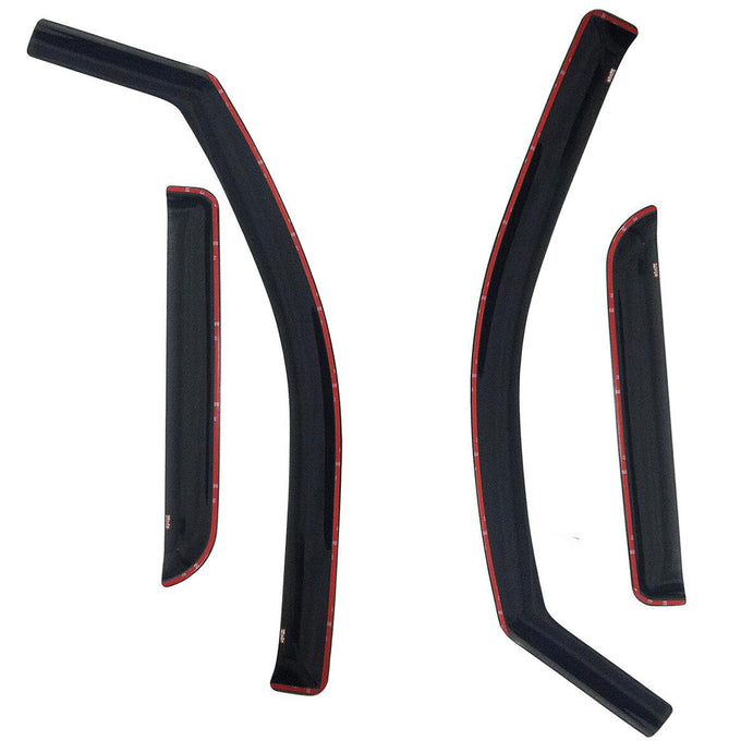 In-Channel 4pc Wind Deflector <br> 07-13 Chevy Silverado GMC Sierra 1500 2500 3500