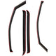 In-Channel 4pc Wind Deflector <br> 02-06 Chevy GMC Silverado Sierra 1500 2500 3500