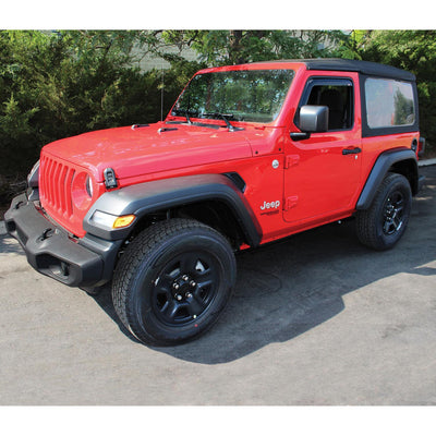 In Channel 2pc Wind Deflector <br> 2018-2025 Jeep Wrangler