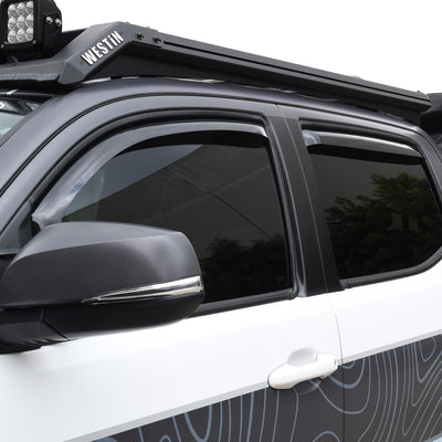 In-Channel 4pc Wind Deflector <br> 2005-2023 Toyota Tacoma