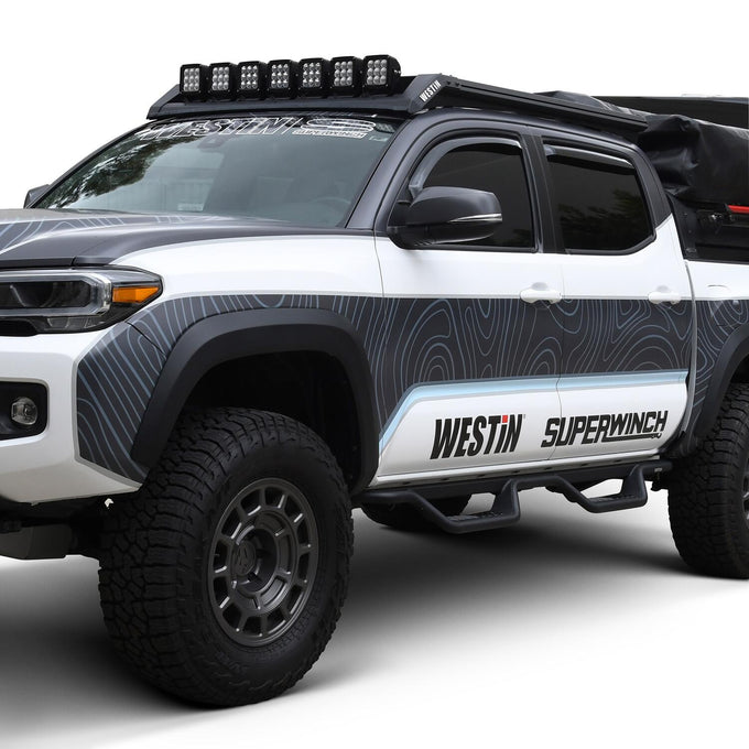 In-Channel 4pc Wind Deflector <br> 2005-2023 Toyota Tacoma