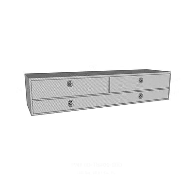 Brute High Cap 96in Stake Bed Contractor Box <br> Universal Fit