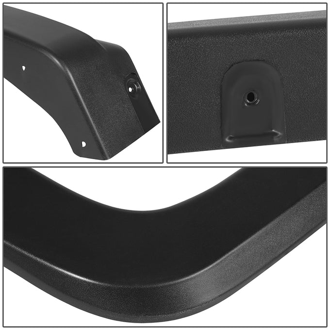Factory Style Matte Fender Flares Kit <br> 14-18 Chevy Silverado 1500, 15-19 2500 3500 HD