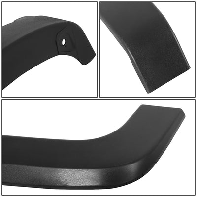 Factory Style Matte Fender Flares Kit <br> 14-18 Chevy Silverado 1500, 15-19 2500 3500 HD