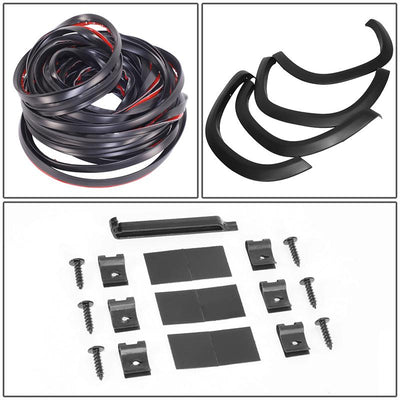 Factory Style Matte Fender Flares <br> 19-24 Ram 1500