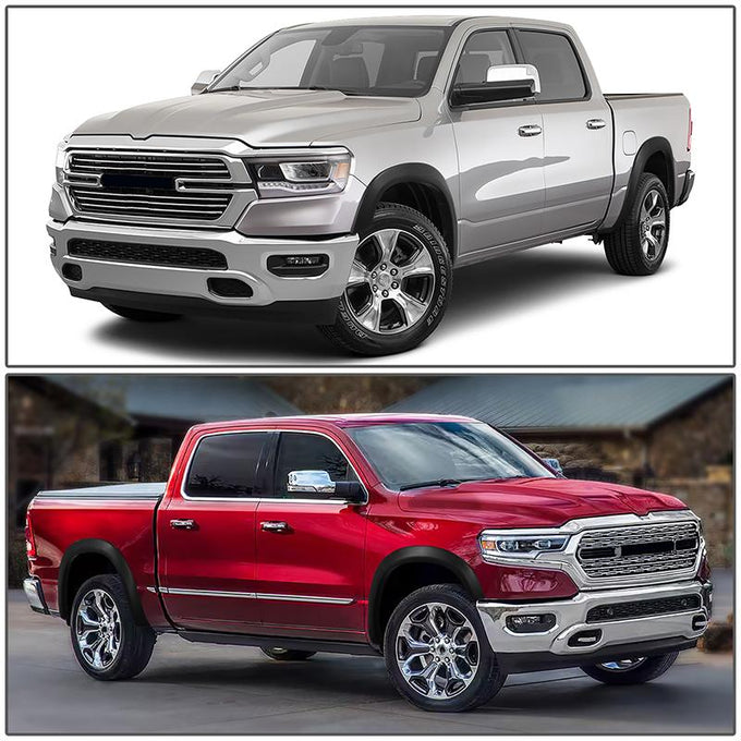 Factory Style Matte Fender Flares <br> 19-24 Ram 1500