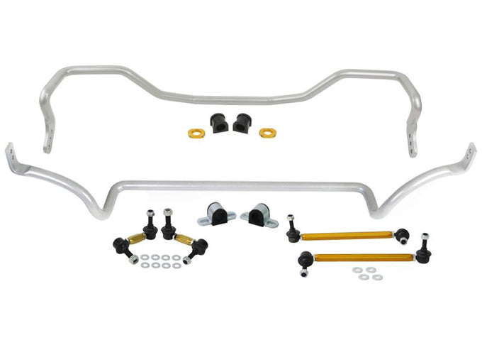 Front & Rear Sway Bar Kit<br>09-17 Mitsubishi Lancer CJ Ralliart AWD