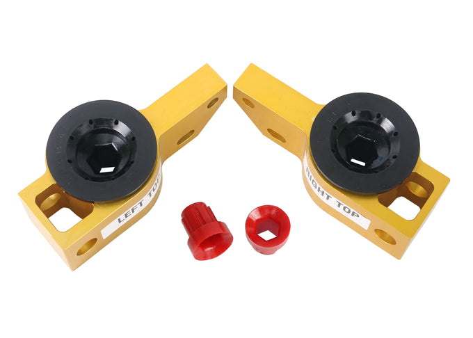 Front Lower Inner Rear Bushings Caster & Anti Lift<br>04-18 Audi and VW PQ35 Fwd/Awd