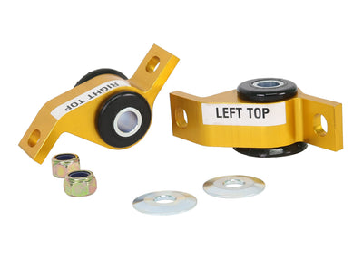 Front Lower Inner Rear Bushings Offset Caster&Anti Lift<br>90-04 Subaru Impreza and Legacy