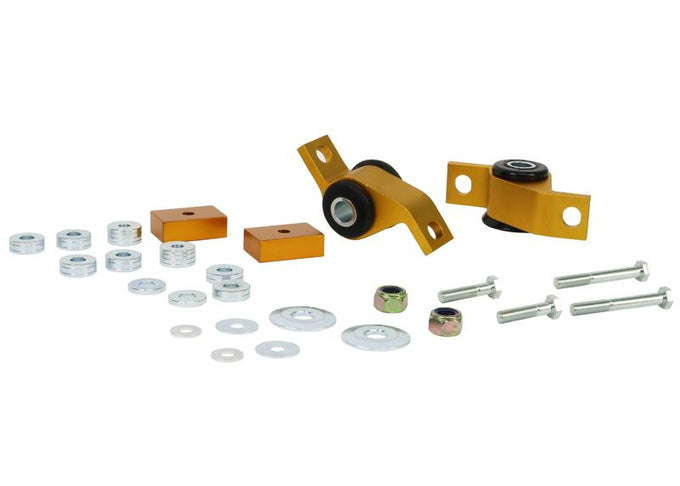 Front Lower Inner Rear Bushings Offset Caster&Anti Lift<br>02-07 GD Subaru Impreza incl WRX/STi