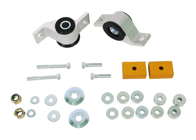 Front Lower Inner Rear Bushings Offset Caster&Anti Lift<br>02-07 GD Subaru Impreza incl WRX/STi