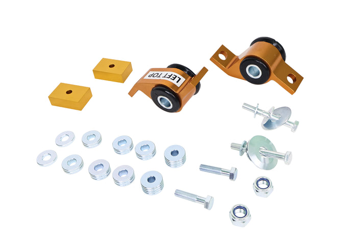 Front Lower Inner Rear Bushings Offset Caster&Anti Lift<br>02-07 Subaru Impreza, 05-06 Saab 9-2X