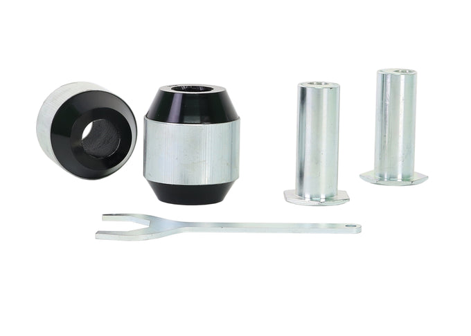 Front Radius Arm Lower Bushing Double Offset Caster Kit<br>15-27 Ford Mustang