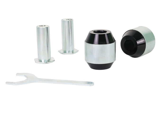 Front Radius Arm Lower Bushing Double Offset Caster Kit<br>15-27 Ford Mustang
