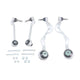 Front Suspension Alloy Wishbone Control&Radius Arm Kit<br>05-13 BMW 1i 3i