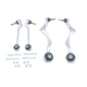 Front Suspension Alloy Wishbone Control&Radius Arm Kit<br>05-13 BMW 1i 3i