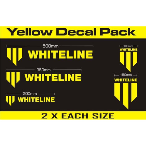 Decal Kits 10 Pk Yellow<br>Universal