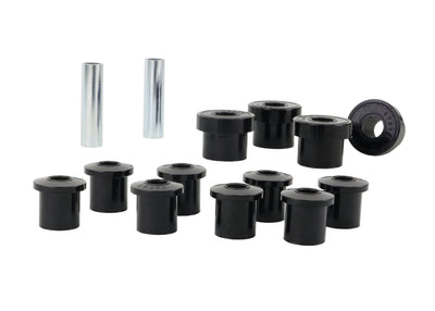 Spring Eye Front/Rear and Shackle Bushing Kit<br>76-83 Jeep CJ5, 76-86 Jeep CJ7, 81-85 Jeep Scrambler