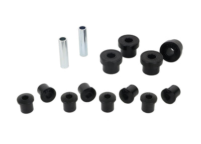 Spring Eye Front/Rear and Shackle Bushing Kit<br>76-83 Jeep CJ5, 76-86 Jeep CJ7, 81-85 Jeep Scrambler