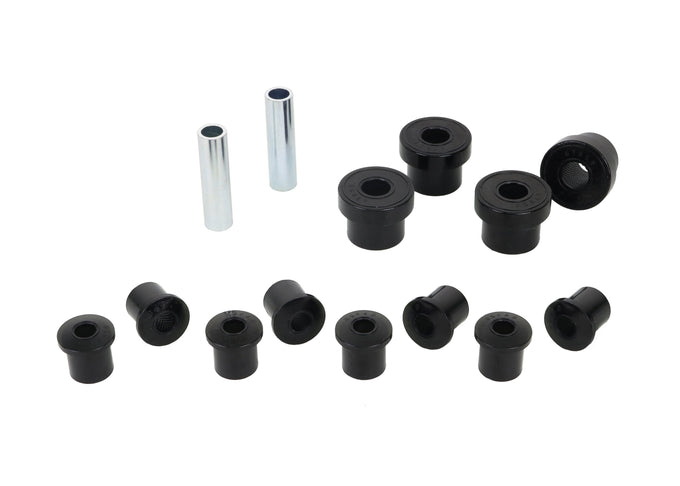 Spring Eye Front/Rear and Shackle Bushing Kit<br>76-83 Jeep CJ5, 76-86 Jeep CJ7, 81-85 Jeep Scrambler