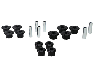 Rear Leaf Spring and Shackle Bushing Kit<br>99-18 Chevy Silverado, GMC Sierra 1500 2500HD