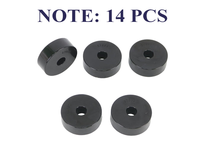 Body Mount Bushing Kit<br>59-73 Jeep CJ5
