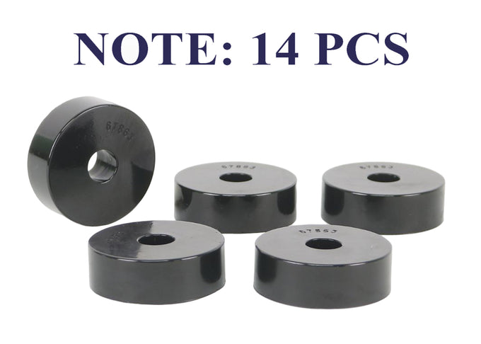 Body Mount Bushing Kit<br>59-73 Jeep CJ5