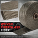Titanium Exhaust Header Heat Wrap W/5 X Steel Ties <br> 2 in. W X 1/16 in. THK X 360 in. L