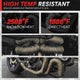 Titanium Exhaust Header Heat Wrap W/10 X Steel Ties <br> 2 in. W X 1/16 in. THK X 600 in. L