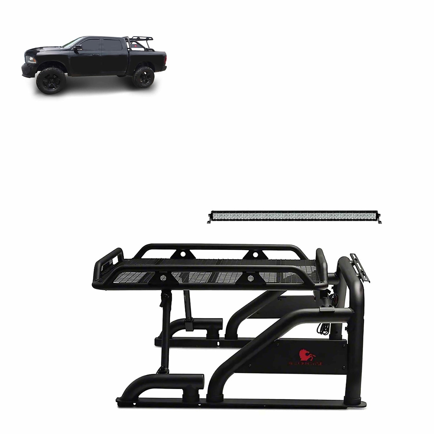 Warrior Roll Bar Kit <br>17-23 Nissan Titan, XD, 00-10 Dodge Ram 3500