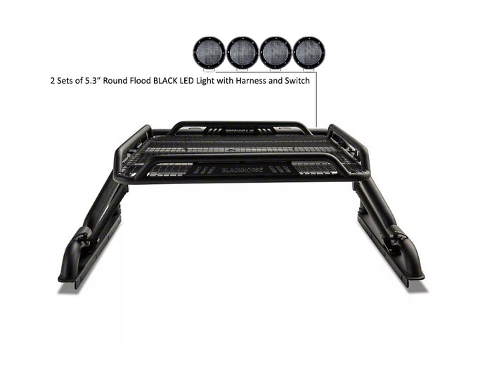Warrior Roll Bar Kit <br>17-23 Nissan Titan, XD, 00-10 Dodge Ram 3500