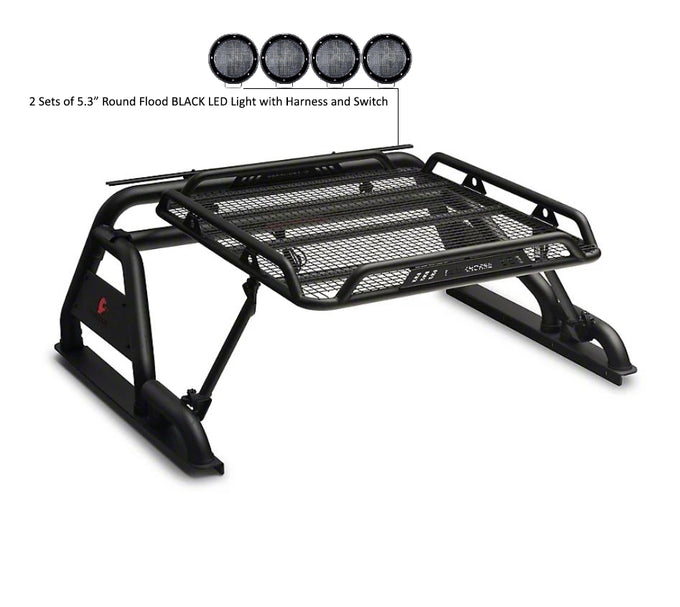 Warrior Roll Bar Kit <br>17-23 Nissan Titan, XD, 00-10 Dodge Ram 3500