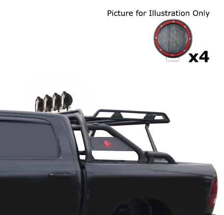 Warrior Roll Bar Kit <br>17-23 Nissan Titan, XD, 00-10 Dodge Ram 3500