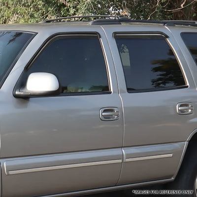 4Pcs Window Visors Guard Deflector <BR> 92-00 Chevy/GMC Suburban C/K 1500 2500 3500