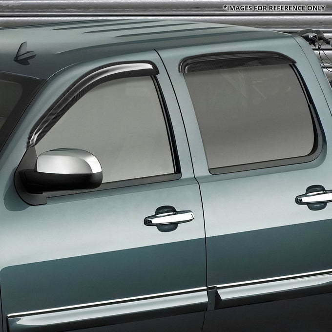 4Pcs Window Visors Guard Deflector <br> 07-14 Chevy/GMC Silverado Sierra 1500 2500/3500HD