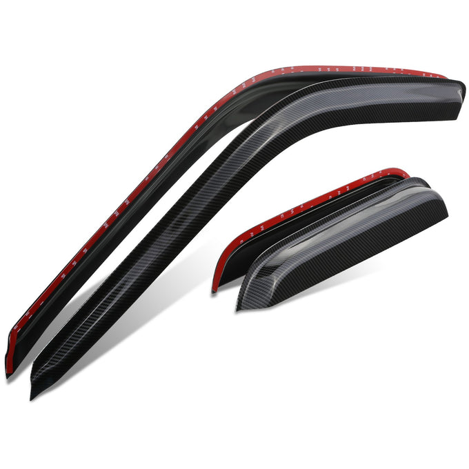 4Pcs Window Visors Guard Deflector <br> 88-00 Chevy/GMC C/K 1500 2500 3500