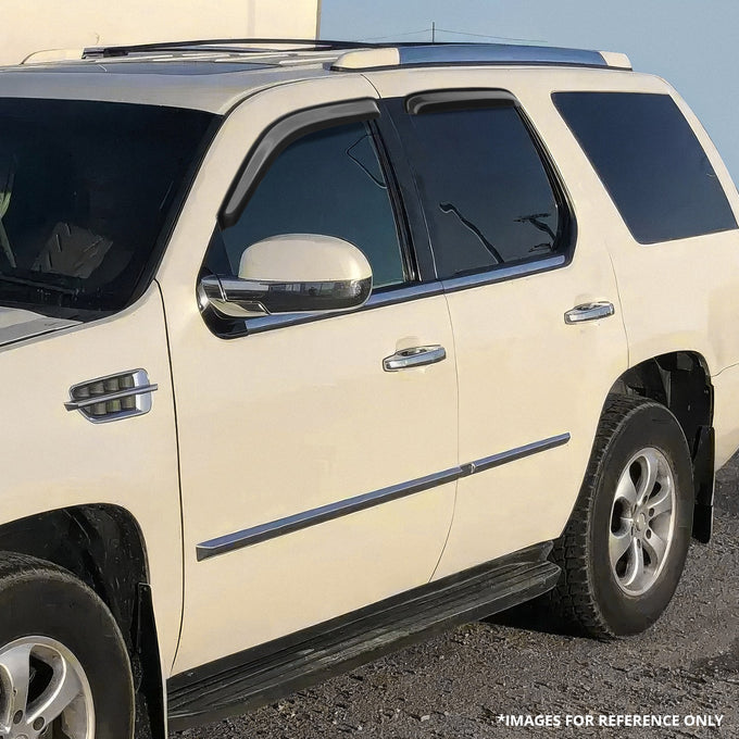 4Pcs Window Visors Guard Deflector <br> 02-06 Cadillac Escalade ESV EXT, 00-06 GMC Yukon