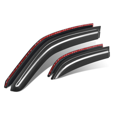 Taoe-on 4Pcs Window Visors Guard Deflector <br> 05-10 Chrysler 300, 05-08 Dodge Magnum