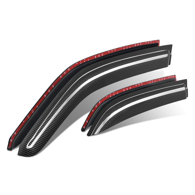 Taoe-on 4Pcs Window Visors Guard Deflector <br> 05-10 Chrysler 300, 05-08 Dodge Magnum