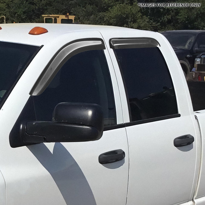 4Pcs Window Visors Guard Deflector <br> 02-09 Dodge Ram 1500 2500 3500